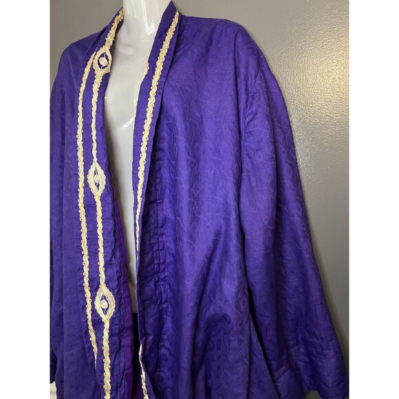 Ginatu Robe Jacket Mens 2XL Embroidered Ghanaian African Lined Exclusive - Picture 5 of 12